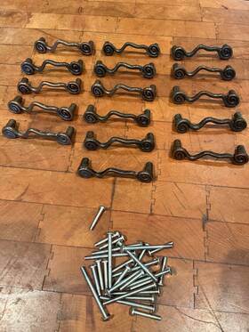 Copper-g5 Atlas Homewares 782808316391 3 Inch Wave Pull Bar Cabinet 2163-c Lot Of 16 Discontinued