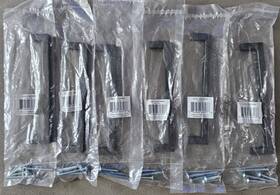 A875-sl Atlas Homewares Lot Of 6 Brand New With Screws 5/16 Inch Slate Drawer Pulls
