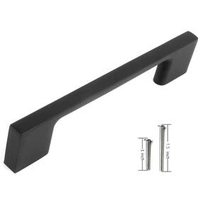 Aviano 704280836068 19 Pack Contemporary Solid Sleek Handle Pulls For Kitchen Cabinet Door - Black