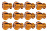0100am-bn16 B00e34lgy8 Roussos Reproductions Vintage Glass Knob Orange Pack With Oil Rubbed