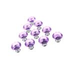B00kbm5c32a Dxhycc Purple Flat Round Crystal Glass Cabinet Knobs 700381419285