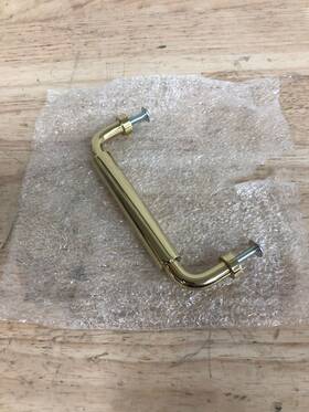 4400003bin Baldwin 4 Inch Center Handle Cabinet Pull Estate Lifetime Polished Bras