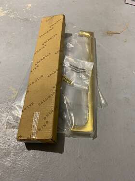 4957.044 Baldwin 4957044 Palm Springs 12 Inch Center To Pull Handle Cabinet - Brass
