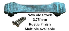 4725-080 Baldwin Hardware 723079145228 Verdigris Rustic Cabinet Door Pull 3.75 Inch Ctc New Solid Bras