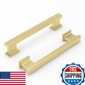B0cnkh1shd Banqin 20-pack Gold 5 Inch Hole Cabinet Handles Kitchen Drawer Pulls And Knobs