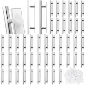 Sij-barydat-3635 Barydat 50 Pack Self Stick Push Pull Helper On Drawer Pulls Abs Plastic Adhesiv