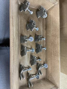 Bathtime Collection Or126 By Emenee Drawer Pulls 11 Total Antique Matte Silver