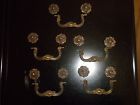 K6614 Beautiful 5 Vintage Drawer Keeler Pulls