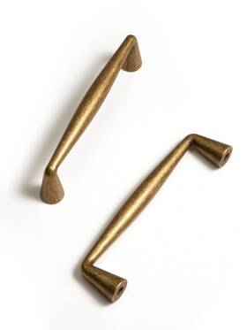 8081ab Beileiou Antique Brass Zinc Alloy Cabinet Pulls - 3-3/4 Inch 96mm Hole Center Classic