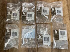P333-24 Belwith 078555712341 Lot Of 8 White Metal 4.75 Inch Cabinet Drawer Pull Handles New Usa