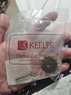 Belwith Keeler 731763007967 New Antique Brass Classic Knob 1 1/4 Inch In Package