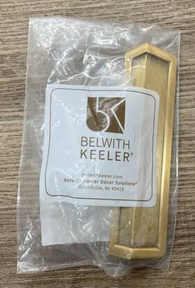 Belwith Keeler B056013-bgb Bijou 5-1/8 Inch Cabinet Pull - Brushed Golden Brass Read