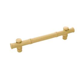 B056657-04 Belwith-keeler Junzi Pull 128mm Center To Satin Brass 6.75 Inch