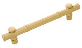 B056658-04 Belwith Keeler Junzi 6-5/16 Inch C To Solid Brass Cabinet Pull No Screw
