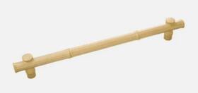 B056659-04 Belwith Keeler Junzi 8.66 Inch C To Brass Bamboo Styled Cabinet Pull