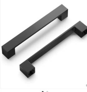 B076642-cbz Belwith-keeler 5-1/16 Inch Center To Contemporary Cabinet Pull 128mm Matte Black 10