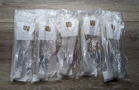 Belwith Keeler B077067-sn Fermata 7-9/16 Inch Center To Textured Wire Wrap- 20 Pack