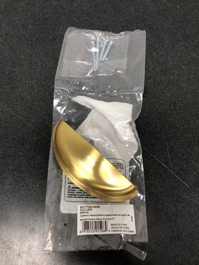B077090-bgb Belwith Keeler Vintage Cabinet Cup Handle/dresser Pull - Brushed Golden Bras