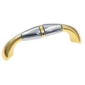 P8313-pbch Belwith 25 3 Inch Cc Handles Cabinet Drawer Pulls Chrome And Brass