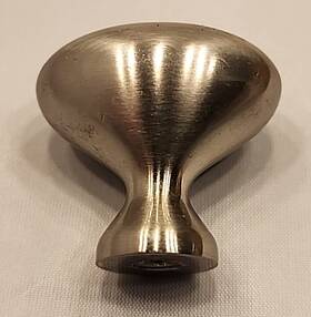 0920-1bpn-p Berenson Berensen Solid Brushed Nickel Oval Knob Cabinet Pulls 24 Count #0920-1bpn-p