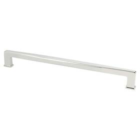 1268-1014-p Berenson 1269-1-p Subtle Surge 12 Inch Center To Contemporary - Nickel