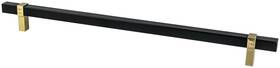 Bn-rivet-rebel-applc-18 Berenson 5132-455mdb-p Rivet Rebel 18 Inch Center To - Matte Black