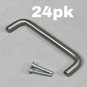 6246-2bpn-p Berenson 24 Pack Advantage Wire Pulls Steel 4 Inch Cc Brushed Nickel