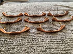 7110-1rc-c Berenson Lot Of 8 Overture 3 25/32 Inch Rustic Copper Pull 5 3/8 Cabinet Hardware