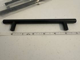 9546-2055-p Berenson 15 Piece Set - Transitional T-bar Pull Black 7-3/8 Inch L X 1/2