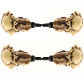 Bestgiftever 689354021604 Rustic Antler Crown Drawer/cabinet Knobs Set Of 4