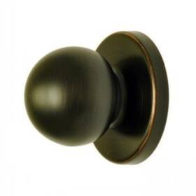 Better Home 820103842242 Pack Of 4 Oil Rubbed Bronze Bi-fold Knob With Backplate By