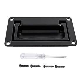 Qy20230215-800 Biaungdo Concealed Recessed Pull Handle Black Zinc Alloy Hidden 95mm