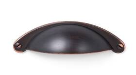 10329 Birdrock Home E Decorative Handle Pull Oil Rubbed Bronze 25 Pack 2.5 Inch Kitchen Cupboard Fur