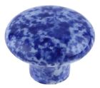Bluspk-4 Eclectic Cabinet Knobs Decor Enamelware Ceramic Dresser Drawer 0744904798181