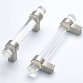 B09tx6ygb4 Bonkudoo 10 Pack Crystal Cabinet Handles Glass Drawer Pulls Kitchen
