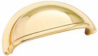 4235-b Bp Amerock Solid Polished Brass Cup Cabinet Drawer 026634037359