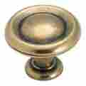 Bp1386-r1 Bp1386r1 Amerock Hint Of Heritage Round Knob 1-1 4-inch Regency Brass 026634069022
