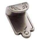 Bp1583-wn Amerock Inspirations Leaf Finger Pull Weathered Nickel