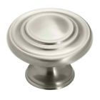 Bp1586-g10 Amerock Three Ring Satin Nickel Knob 026634091207