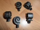 Bp26219-905 Richelieu Lot Of Knobs Antiqued Silver Pewter Scroll Swirl