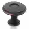 Bp27026-orb Amerock Lot Of 20 Porter Knob Oil Rubbed Bronze 1-1 4-inch Diamet 026634148147