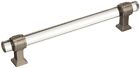 Bp36656cg10 Amerock Cabinet Pull Clear Satin Nickel Warm Grey 0026634240728