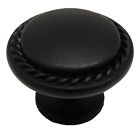Bp53001-fb Amerock Lot Allison Flat Black Rope Cabinet Knob 026634150966