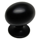 Bp53018-fb Amerock Lot Allison Flat Black Oval Egg Cabinet 026634150591