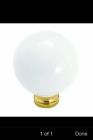 Bp727-30 Amerock Lot Of Ceramic Cabinet Knobs White Porcelain