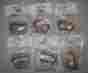 Bp764-ae Amerock Drawer Or Cabinet Pulls Lot Of 6
