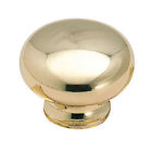 Bp770-3 Amerock Pack Polished Brass Round Cabinet Knob Pulls 026634106468 Bp770-3 Amerock Pack Polished Brass Round Cabinet Knob Pulls 026634106468