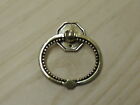 Br34-436.lmd Keeler Brass 6 New Light Mottled Dover Ring Pull W Back Plate Furn Cabinet Hardware