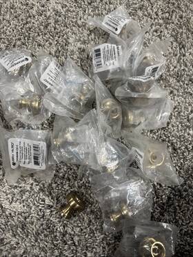 P43464w-cz-c Brainerd 8578587134 Lot Of 19 1-3/16 Inch Classic Button Knobs Cham Bronze