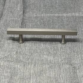 P37256w-ss-cp Brainerd 885785122198 Lot Of 3 -brainerd Square Bar Pull Cabinet Stainless Steel 3-3/4 Inch